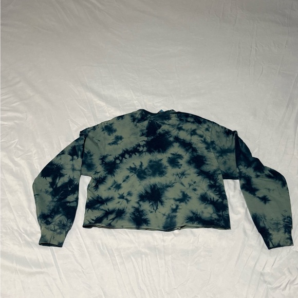 Mighty Fine Green and Black Tie-Dye NASA Sweater - Picture 2 of 6